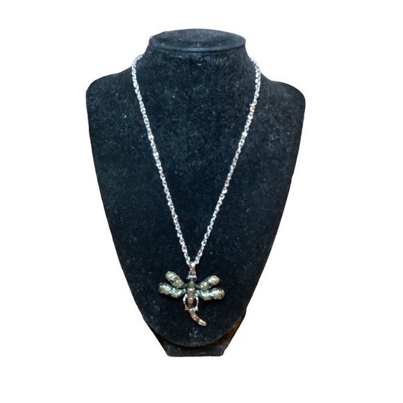 Dragonfly Enamel Necklace - Picture 1 of 5